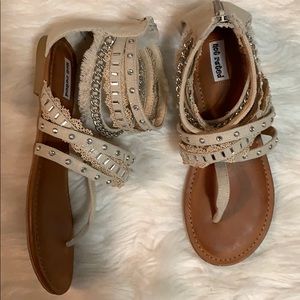 Not Rated Xara Cream Embellished Sandals